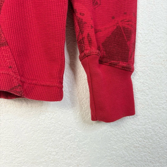 Volcom Rogan Printed Thermal T Shirt Sz. S/P Red - Picture 5 of 13